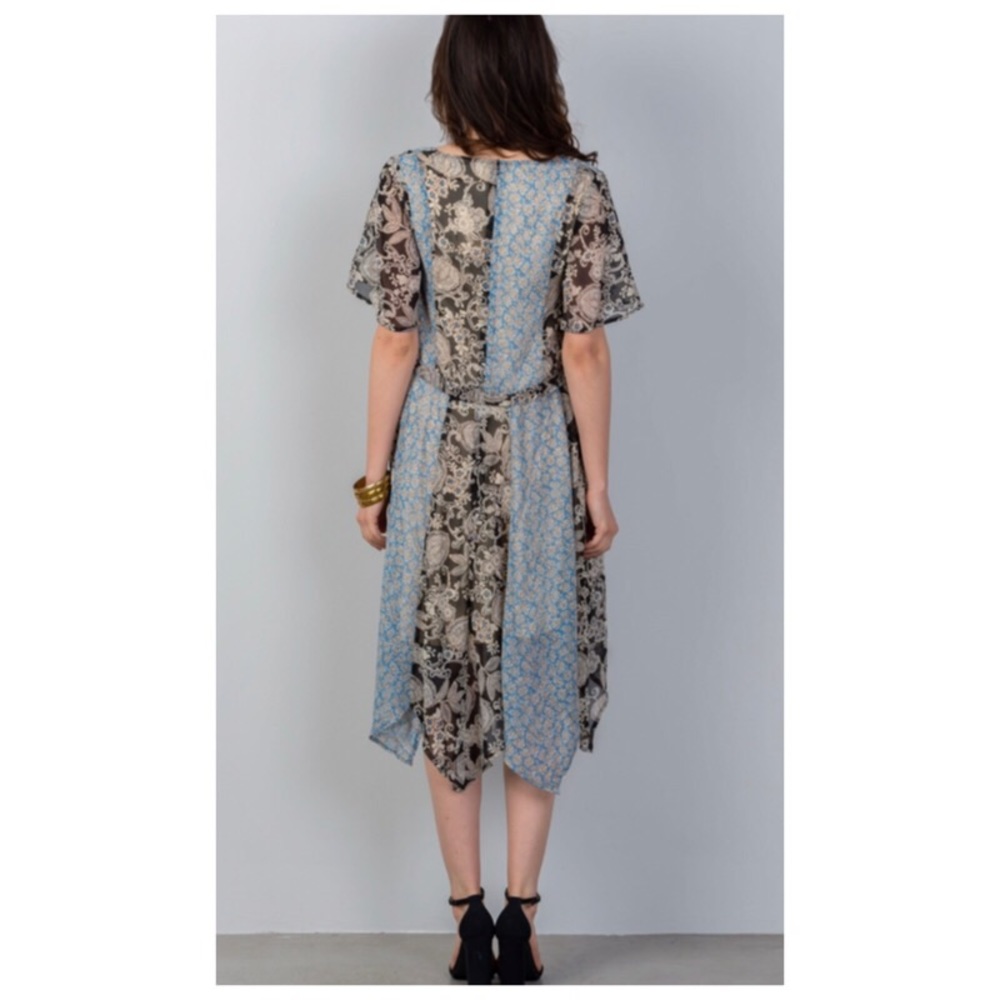 DANCE & MARVEL Mix Match Floral Print Midi Dress - Picture 2 of 6